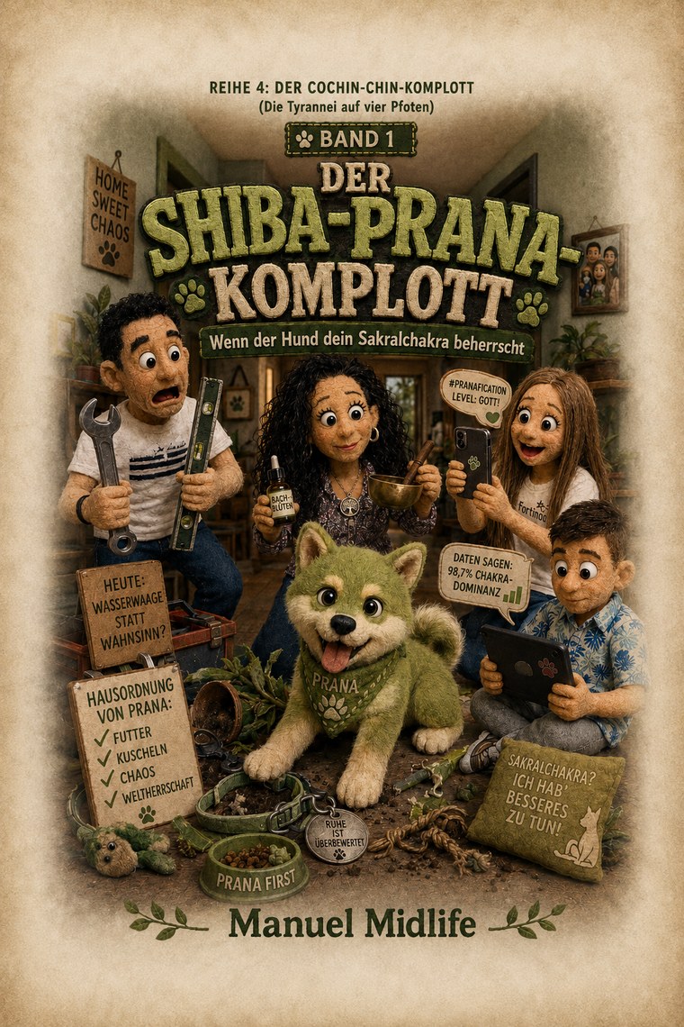 Buchcover: Der Shiba-Prana-Komplott