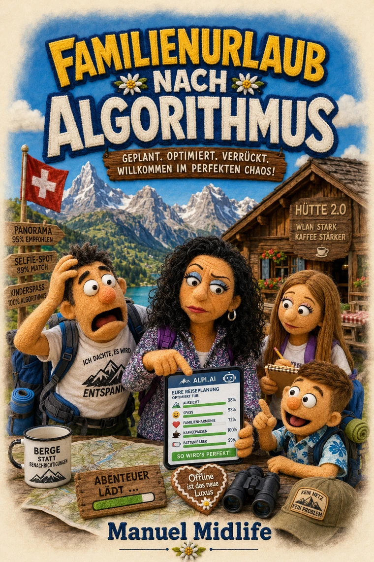 Buchcover: Familienurlaub nach Algorithmus