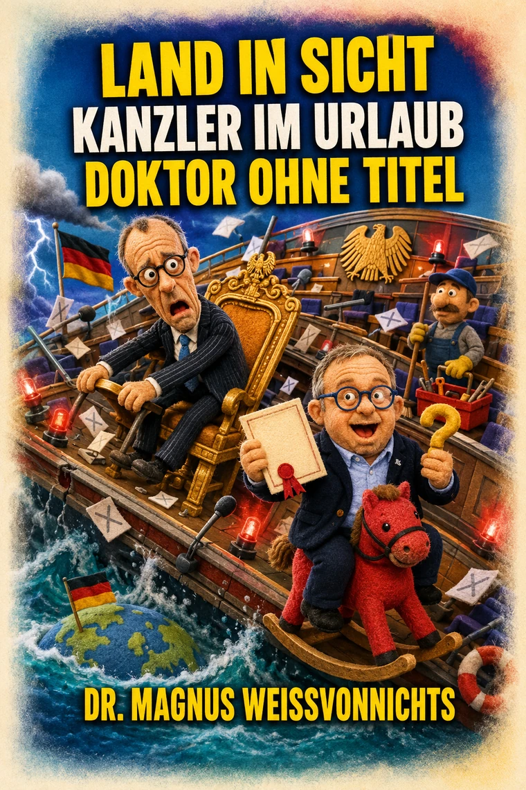 Buchcover: Kanzler im Urlaub, Doktor ohne Titel