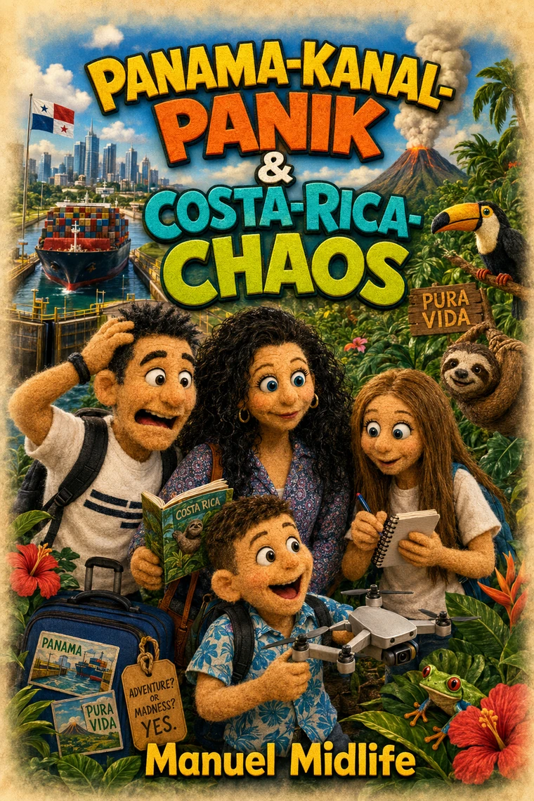 Buchcover: Panama-Kanal-Panik & Costa-Rica-Chaos