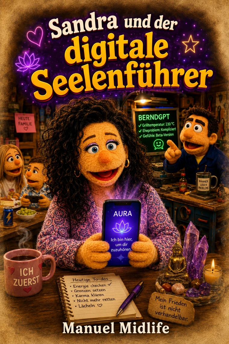 Buchcover: Sandra und der digitale Seelenführer