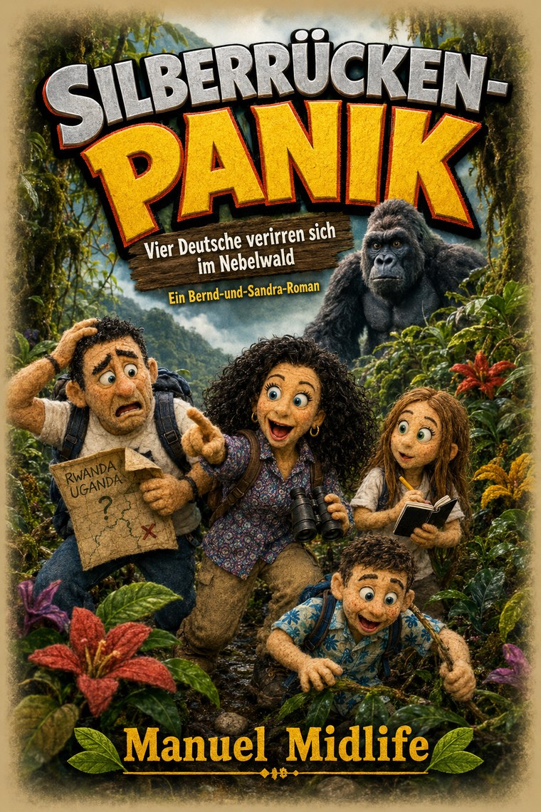 Buchcover: Silberrücken-Panik