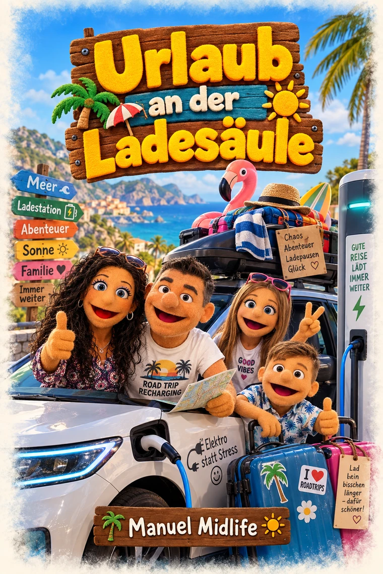 Buchcover: Urlaub an der Ladesäule
