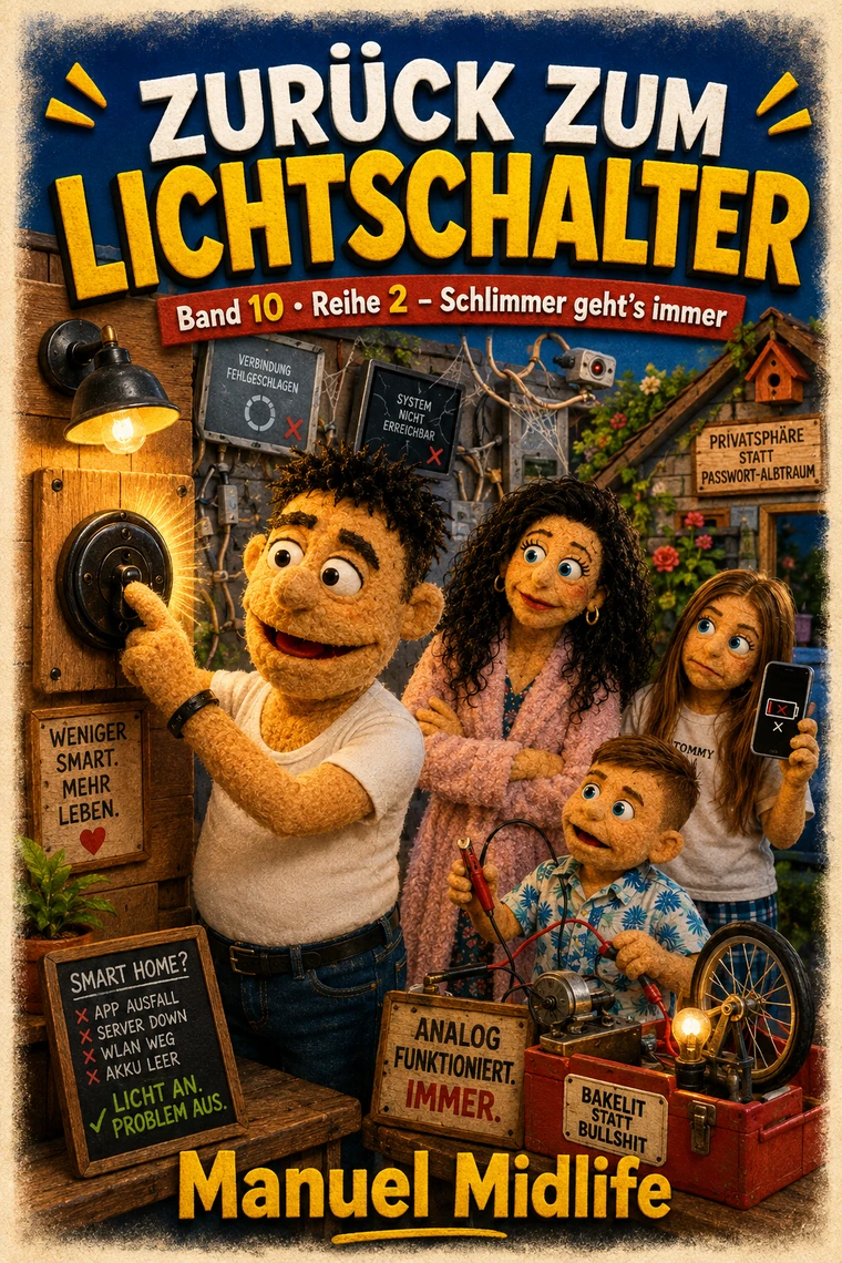 Buchcover: Zurück zum Lichtschalter