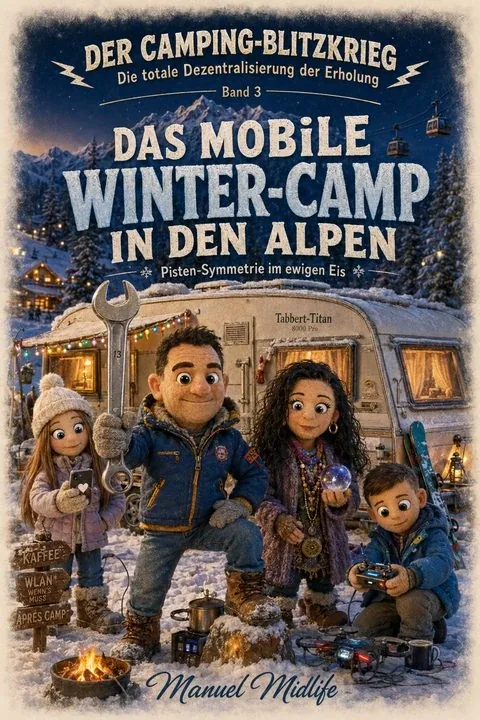 Buchcover: Das mobile Winter-Camp in den Alpen