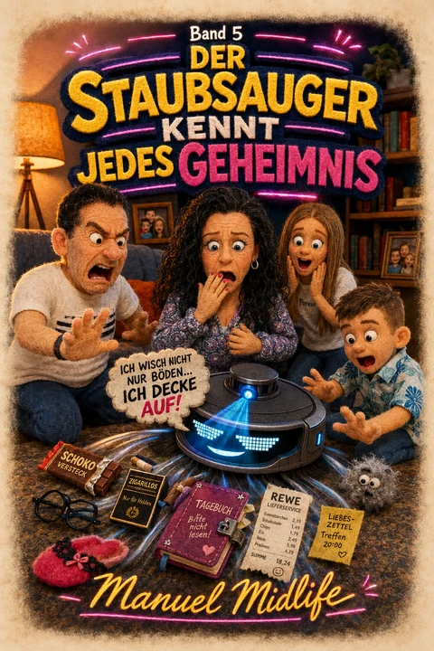 Buchcover: Der Staubsauger kennt jedes Geheimnis