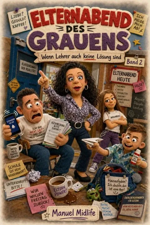 Buchcover: Elternabend des Grauens