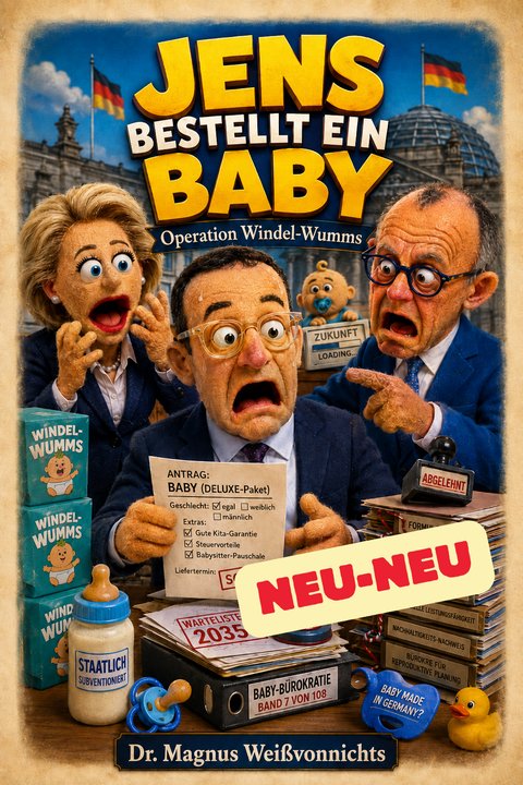 Buchcover: JENS BESTELLT EIN BABY