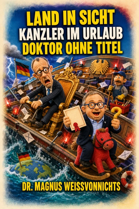 Buchcover: Kanzler im Urlaub, Doktor ohne Titel