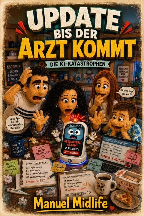 Buchcover: Update bis der Arzt kommt